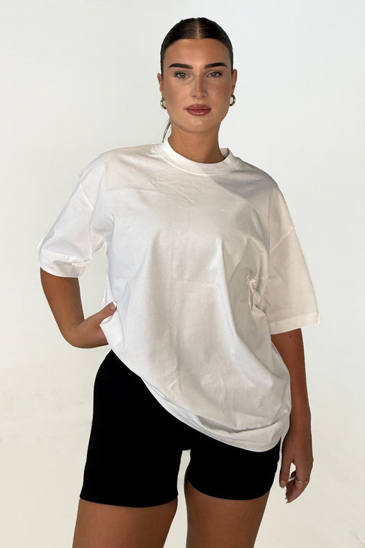 Maivie Fit Essential Tee in Whte