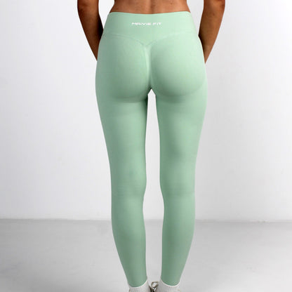 Maivie Fit Signature Scrunch Leggings in Lemongrass