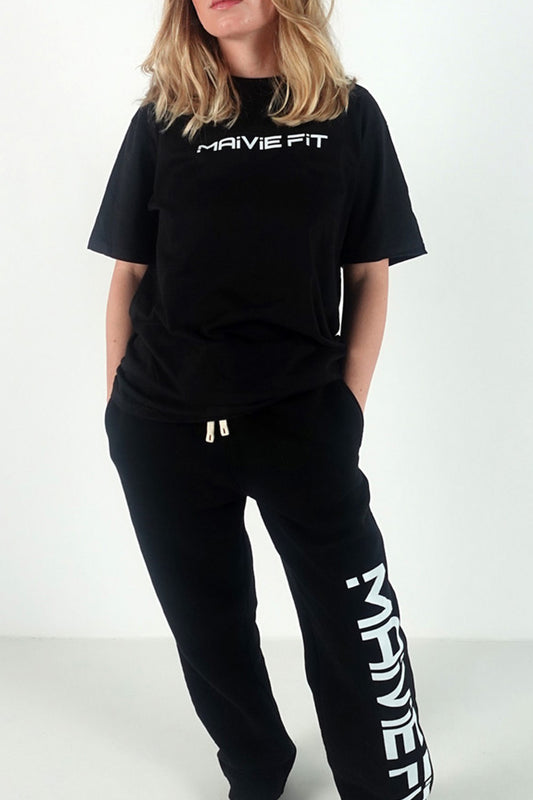 Maivie Fit Tee in Deep Black