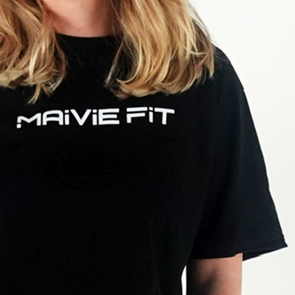 Maivie Fit Tee in Deep Black