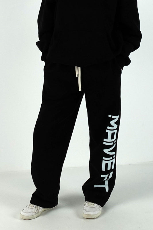 Maivie Fit Trackies in Deep Black
